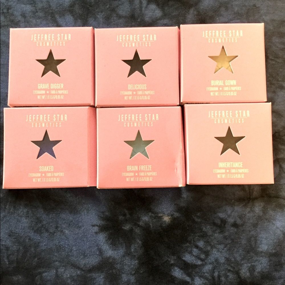 3 for $55 Jeffree Star single eyeshadows